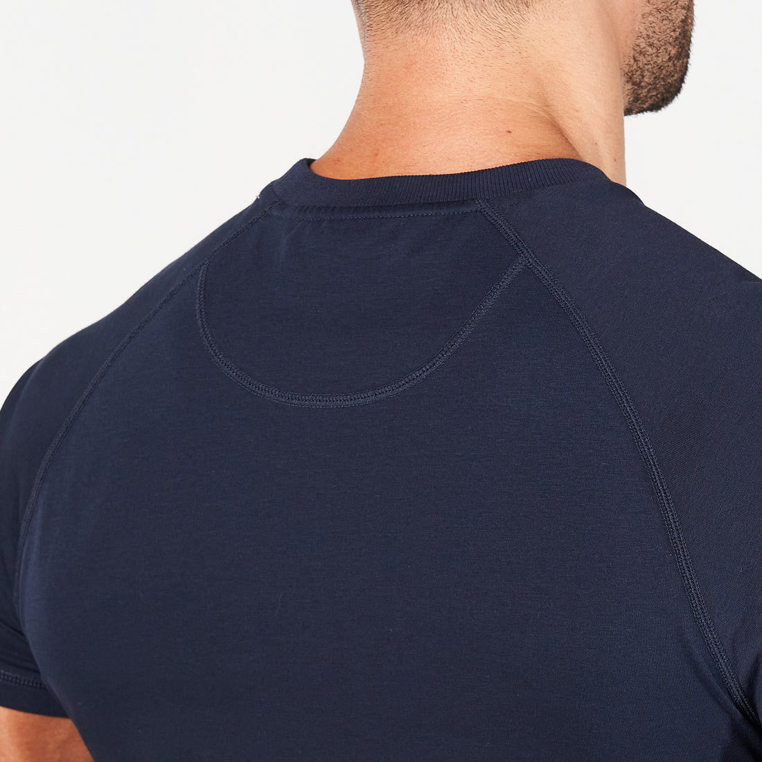 Golden Era Raglan Muscle Tee - Navy